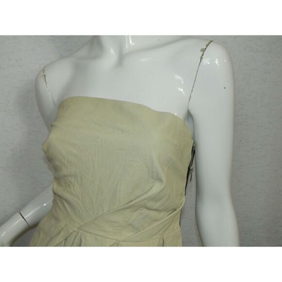 Grai Leather Dress Beige Nude Size Small - Picture 4 of 8